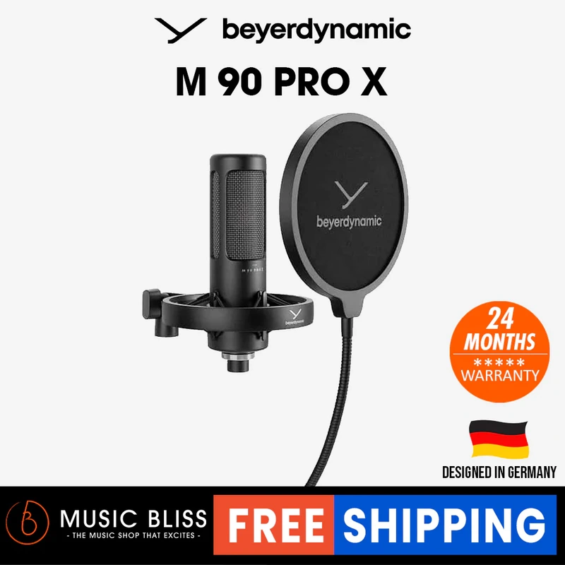 Beyerdynamic M90 Pro X Large-diaphragm True condenser microphone for home, project, studio recording