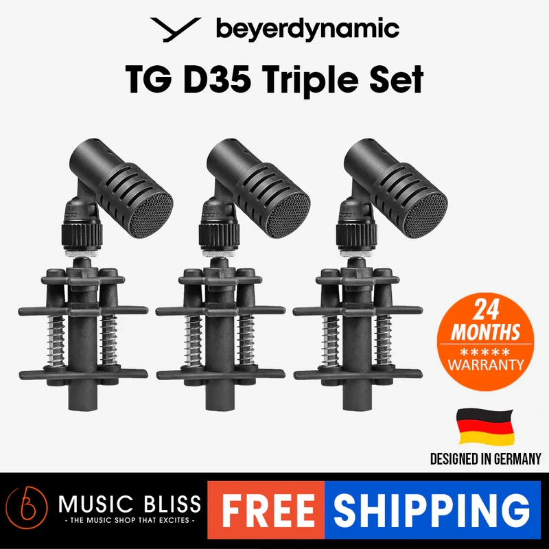 Beyerdynamic TG D35 Triple Set Supercardioid Dynamic Drum Microphone