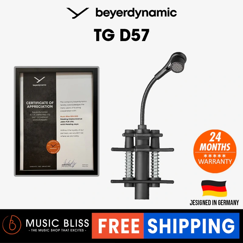 Beyerdynamic TG D57 Cardioid Condenser Drum Microphone