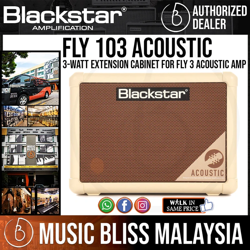 Blackstar FLY 103 Acoustic - 3-watt Extension Cabinet for FLY 3 Acoustic Amp