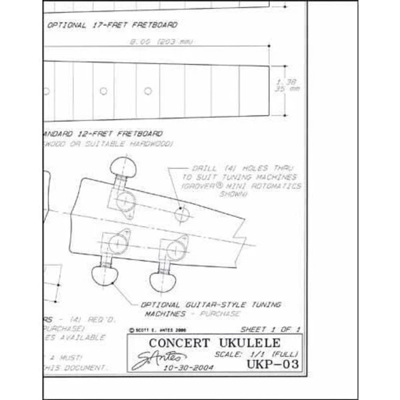 Blueprint - Concert Ukulele