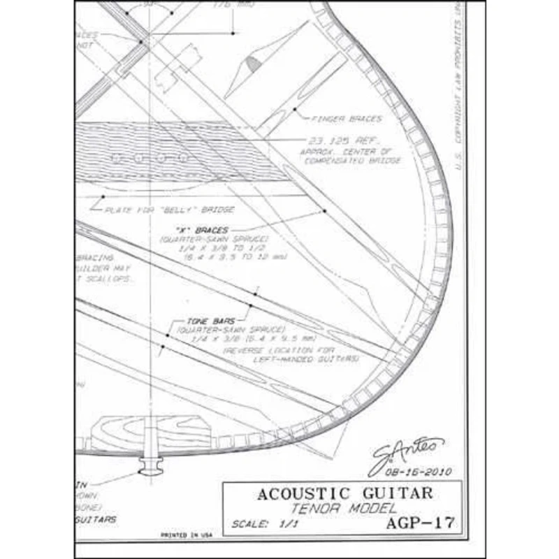 Blueprint - Tenor Guitar