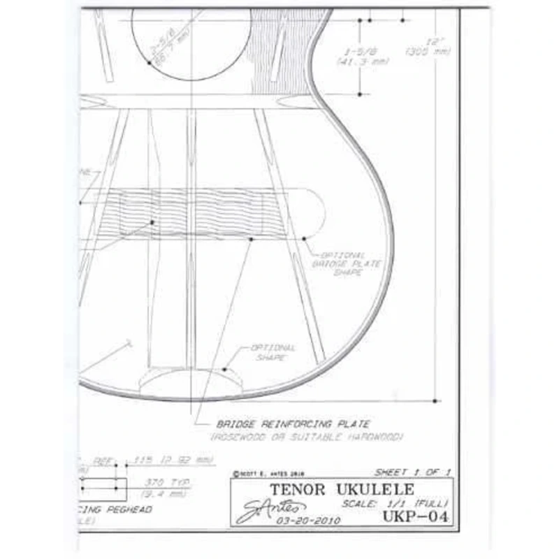 Blueprint - Tenor Ukulele