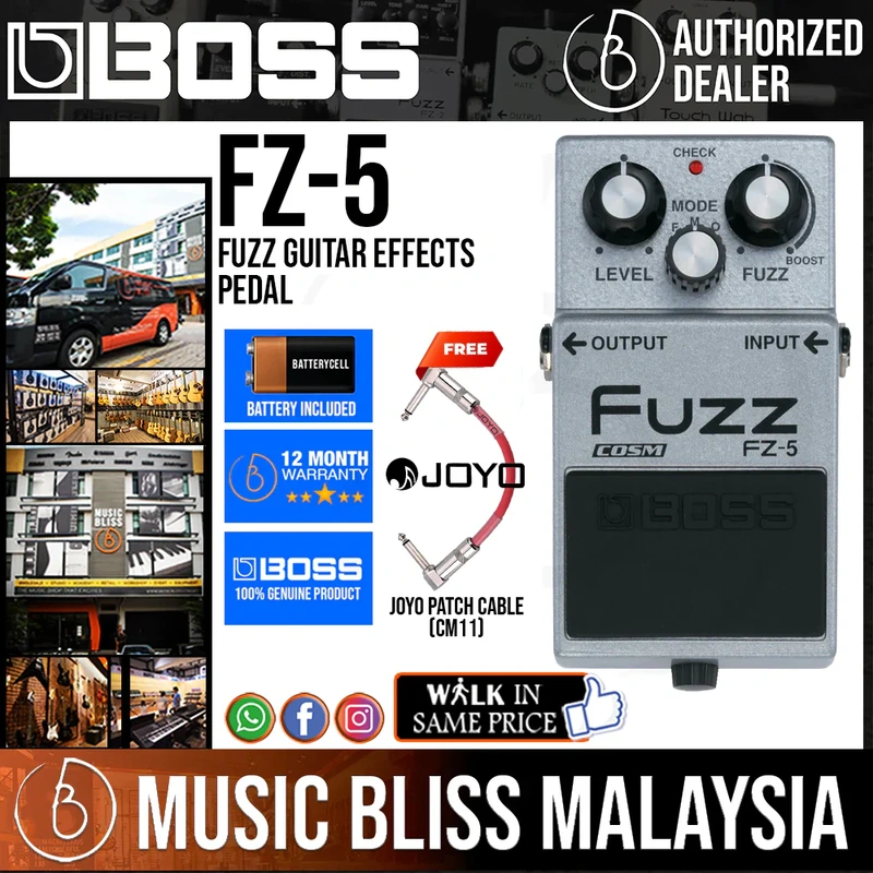 Boss FZ-5 Fuzz Guitar Effects Pedal
