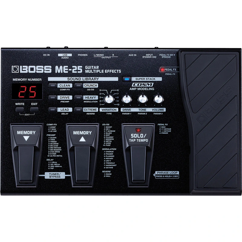 Boss ME-25 Guitar Multi-Effects Pedal