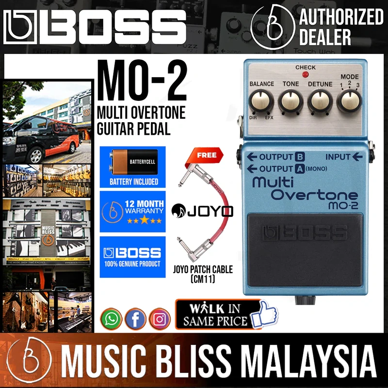 Boss MO-2 Multi Overtone Guitar Pedal