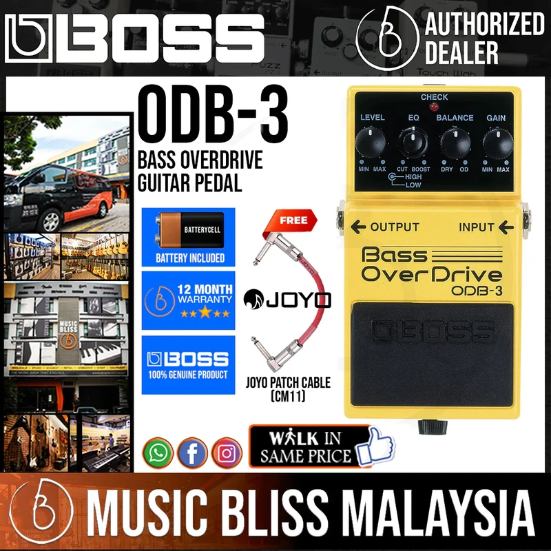 Boss ODB-3 Bass OverDrive Guitar Pedal