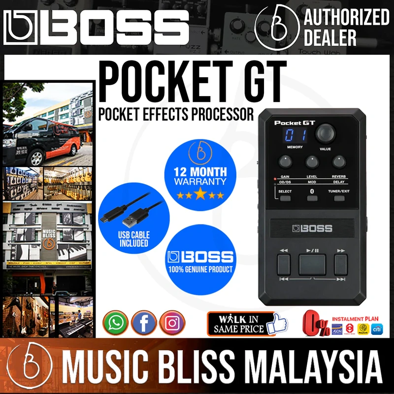 Boss Pocket GT Pocket Effects Processor