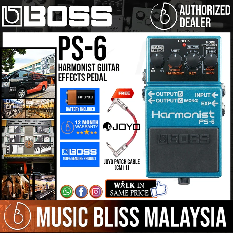 Boss PS-6 Harmonist Guitar Effects Pedal