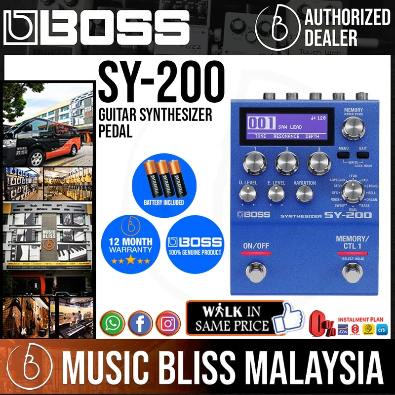 Boss SY-200 Guitar Synthesizer Pedal