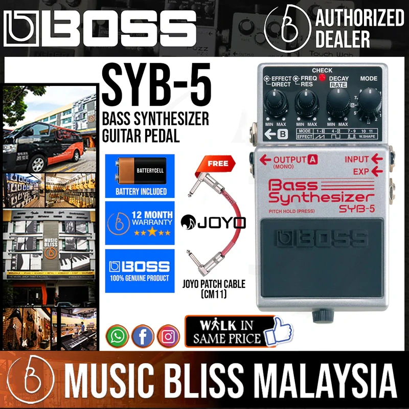 Boss SYB-5 Bass Synthesizer Guitar Pedal