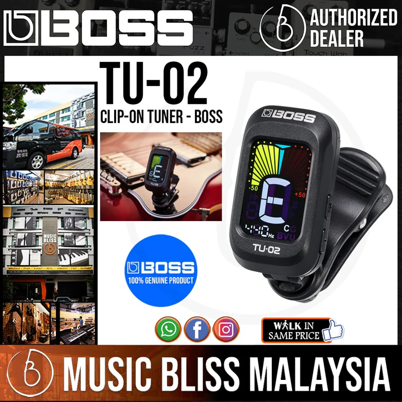 Boss TU-02 Clip-on Tuner