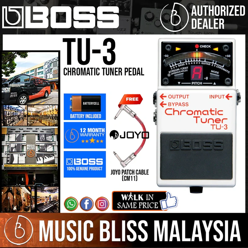 Boss TU-3 Chromatic Tuner Pedal