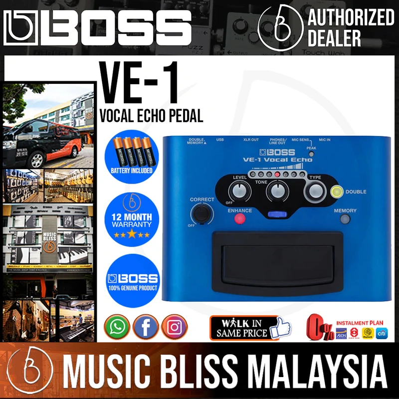 Boss VE-1 Vocal Echo Pedal