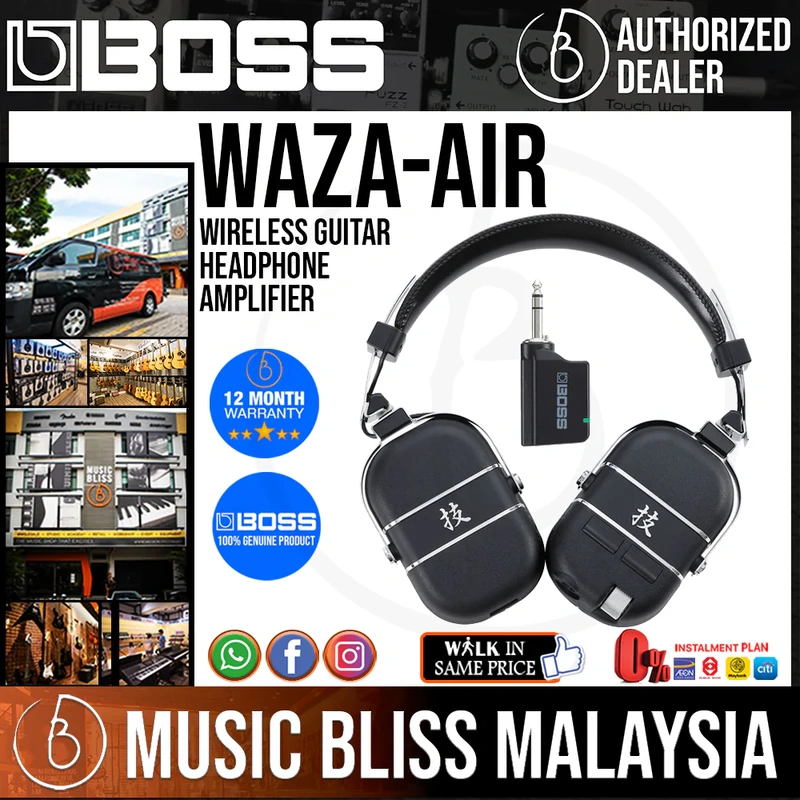 Boss Waza-Air Wireless Guitar Headphone Amplifier
