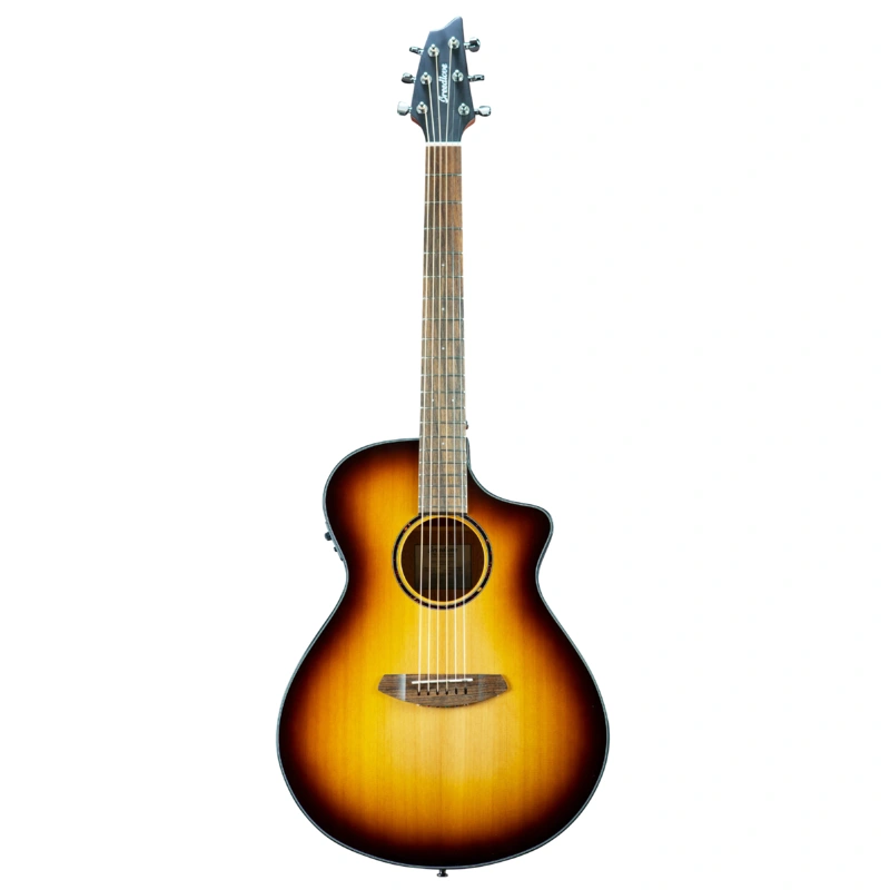 Breedlove Discovery S CE Red Cedar-African Mah Concert Acoustic Electric Guitar - Edge Burst