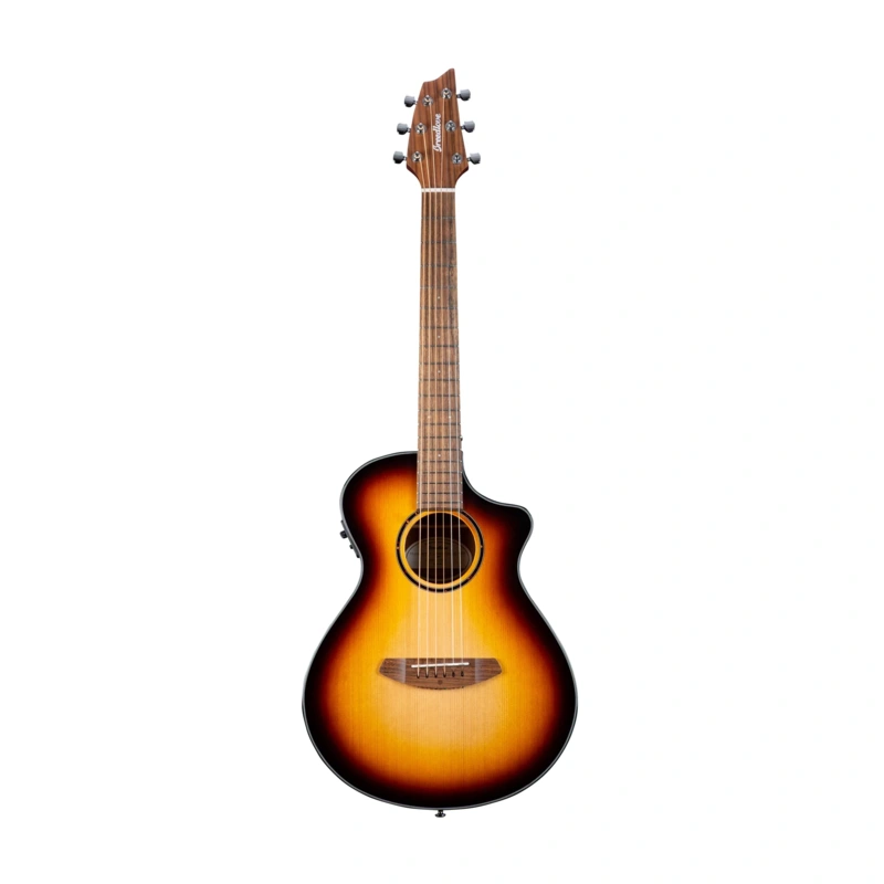 Breedlove Discovery S CE Red cedar-African Mahogany Companion Acoustic-Electric Guitar Edge Burst