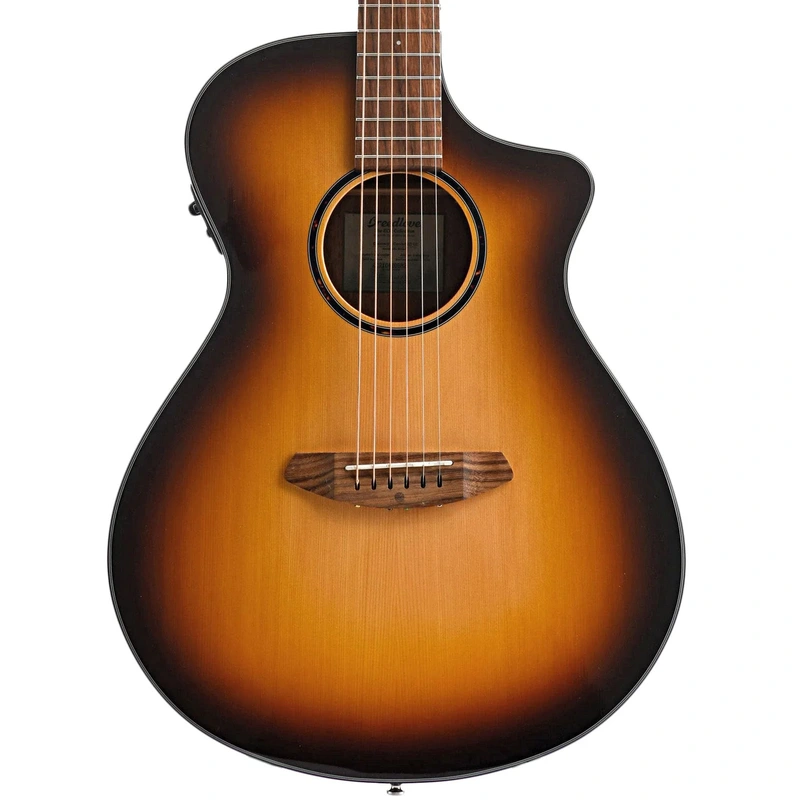 Breedlove Eco Collection Discovery S Concert Edgeburst CE Red Cedar-African Mahogany Acoustic-Electric Guitar