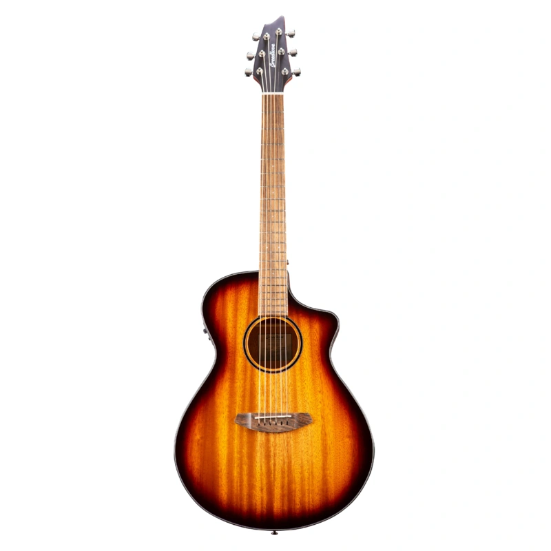 Breedlove Eco Discovery S Concert CE African Mahogany Acoustic Electric Guitar - Edge Burst