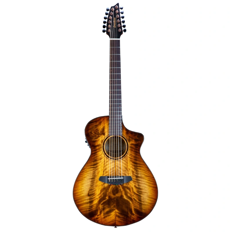 Breedlove Eco Pursuit Exotic S Concert Ce 12-String Acoustic-Electric Guitar - Amber Burst