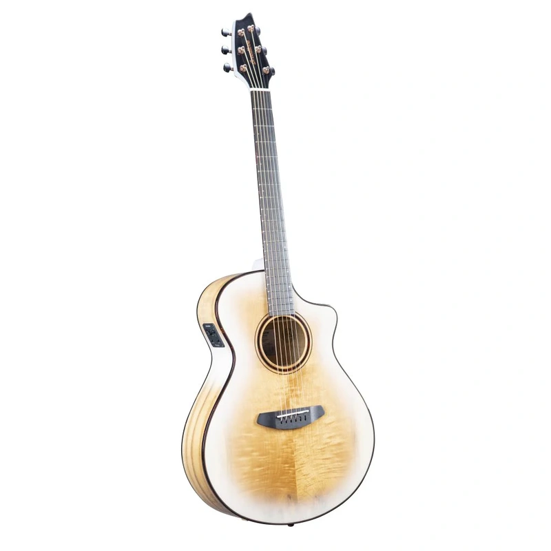 Breedlove Eco Pursuit Exotic S Concert Ce Acoustic-Electric Guitar - White Sand