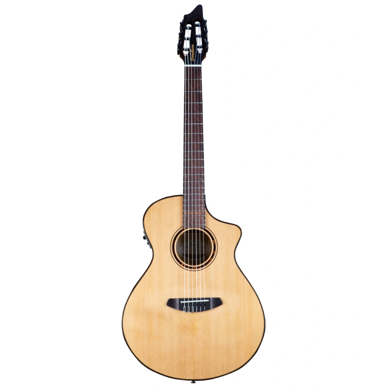 Breedlove Eco Pursuit Exotic S Concert Ce Nylon String Acoustic-Electric Guitar  - Natural Top / Amber