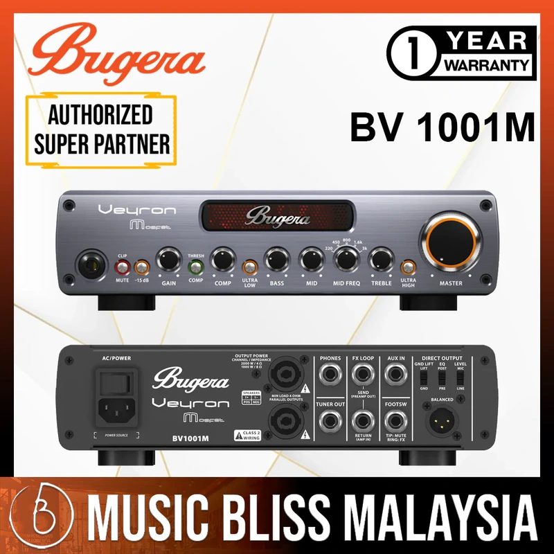 Bugera Veyron M BV1001M 2000W Bass Head