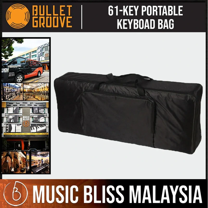 Bullet Groove Music Keyboard Bag 61 Keys, Piano Bag For 61 Keys, Best Protective Piano/ Keyboard Bag