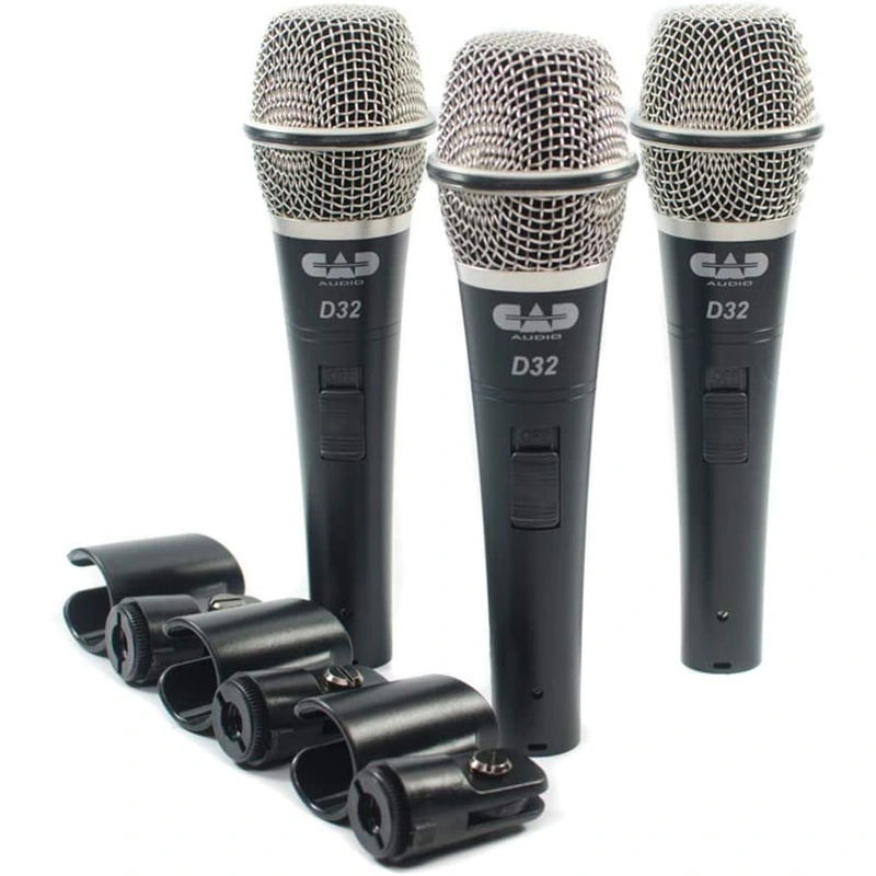 CAD Audio CADLive D32 Supercardioid Dynamic Microphone (3-Pack)