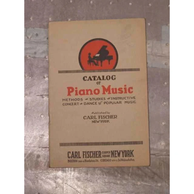 Carl Fischer Catalog of Piano Music (c.1900?)