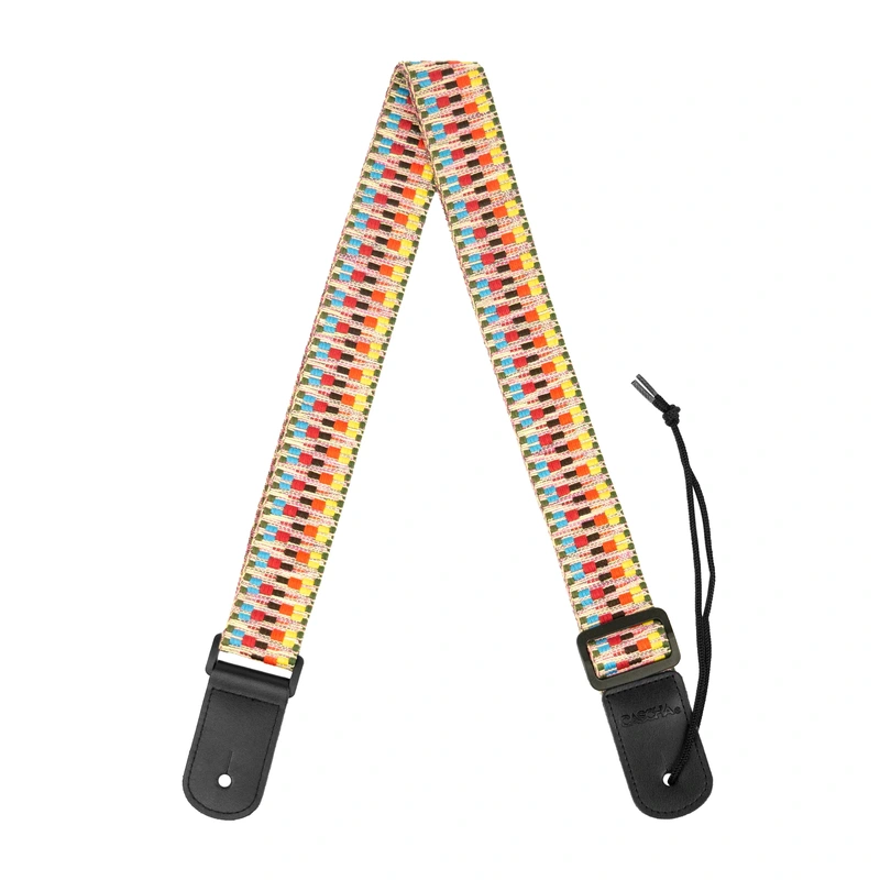 Cascha Ukulele Strap Jacquard - Rainbow
