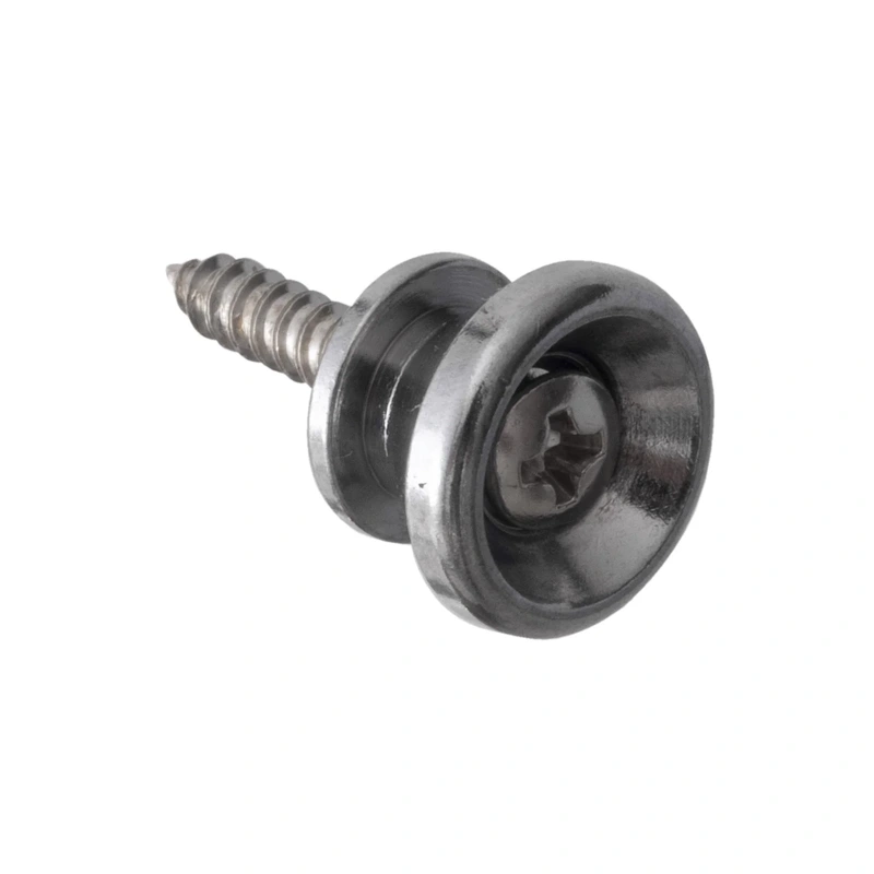 Chrome Strap Button