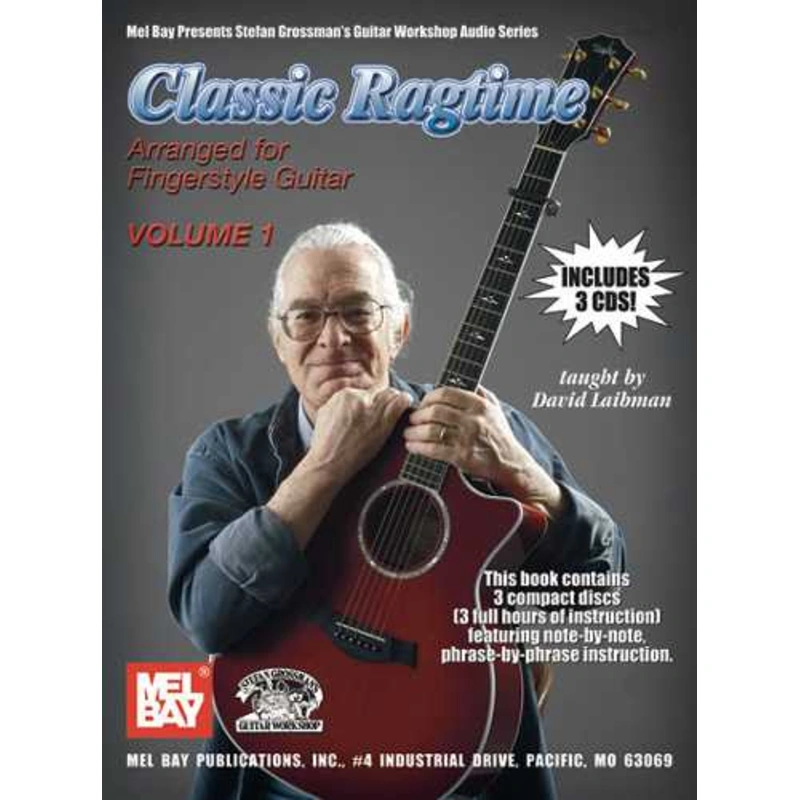 Classic Ragtime, Volume 1: Arranged for Fingerstyle Guitar