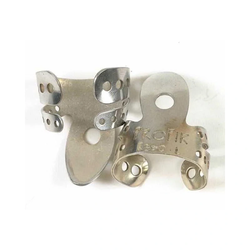 Cobalt Plated Nickel "Reso" Fingerpick (Split Wrap), Large (Pair)