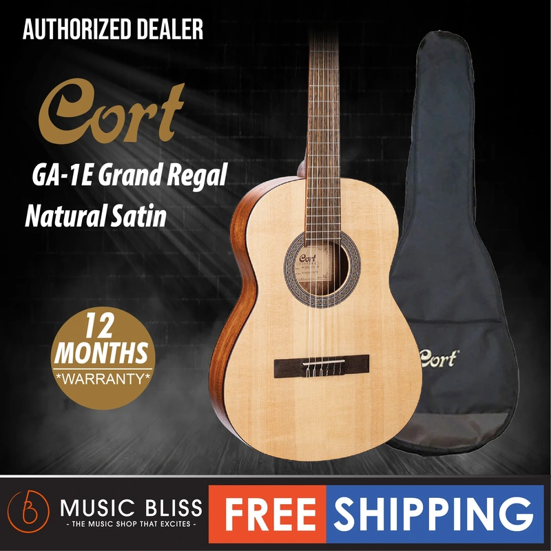 Cort AC200 3/4 Classical Guitar with Bag - Open Pore