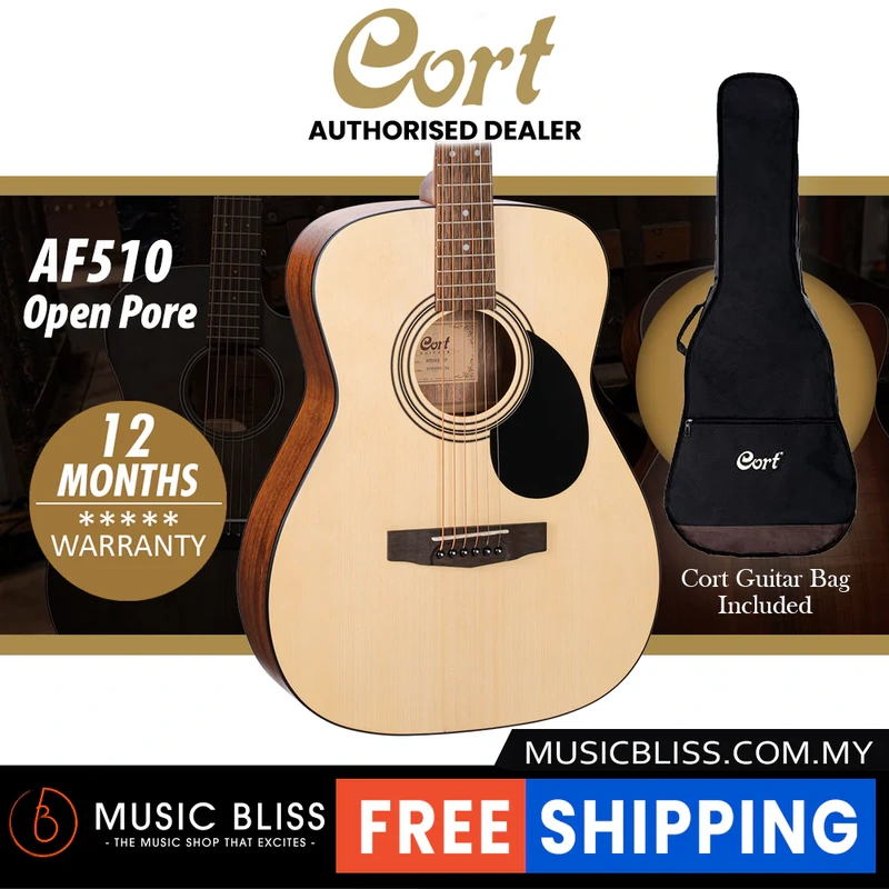 Cort AF510 Acoustic Guitar with Bag