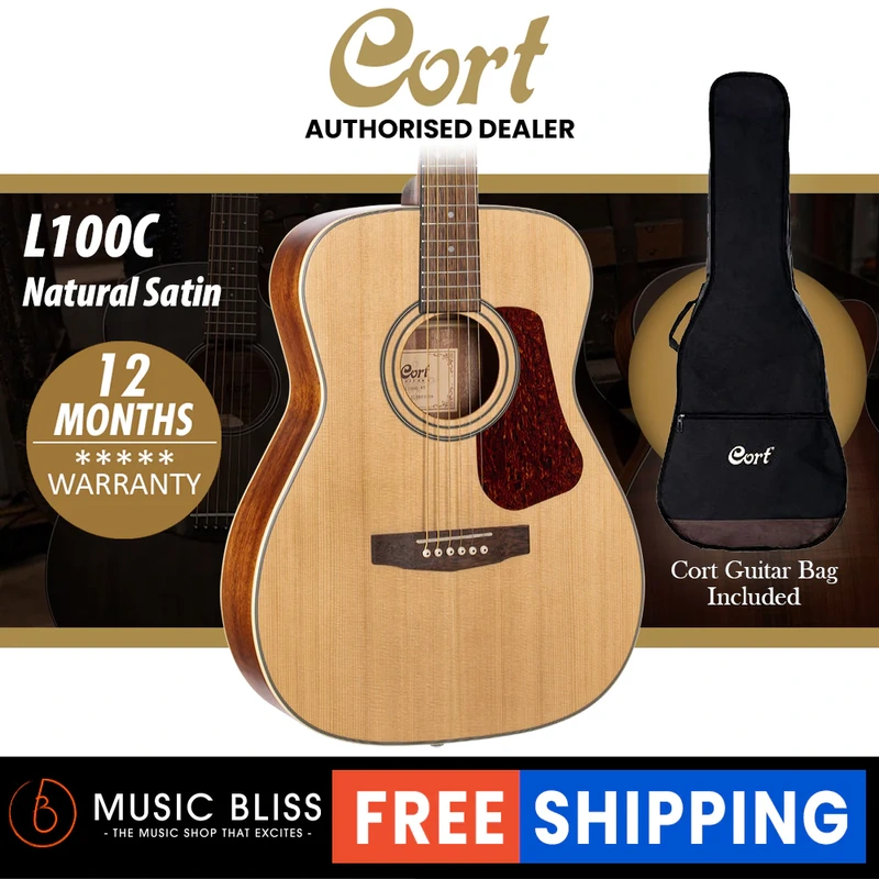Cort L-100C Acoustic Guitar with Bag