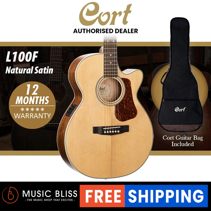 Cort L100F Acoustic Guitar with Bag
