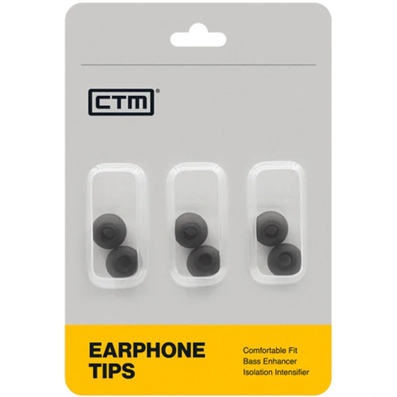 CTM Flexi Foam Tips - Large - 3pack