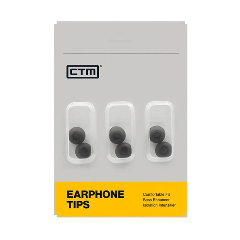 CTM Flexi Foam Tips - Medium - 3pack