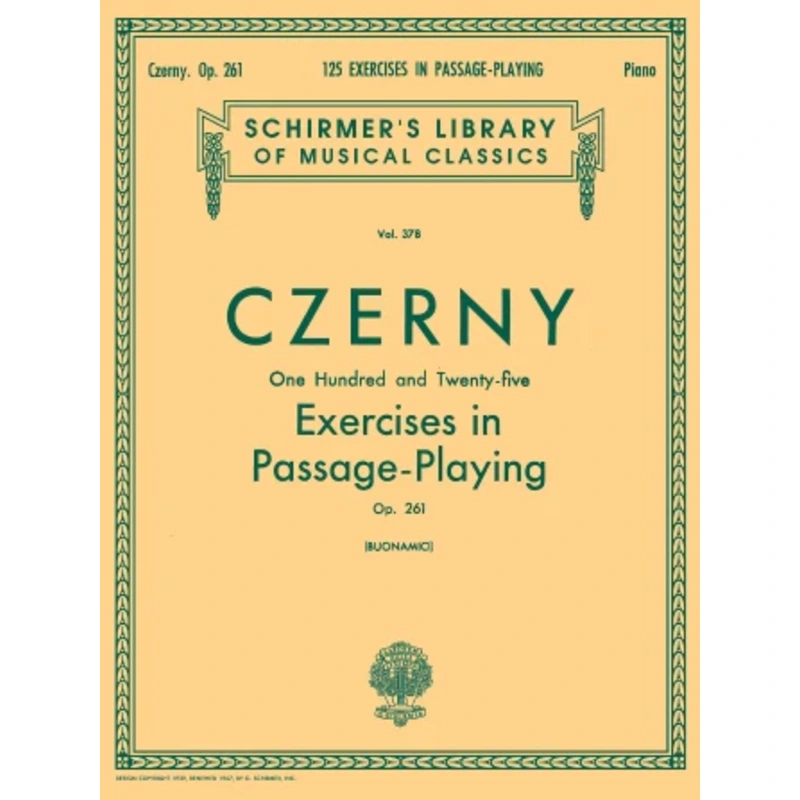Czerny 125 Exercises in Passage Playing, op. 261
