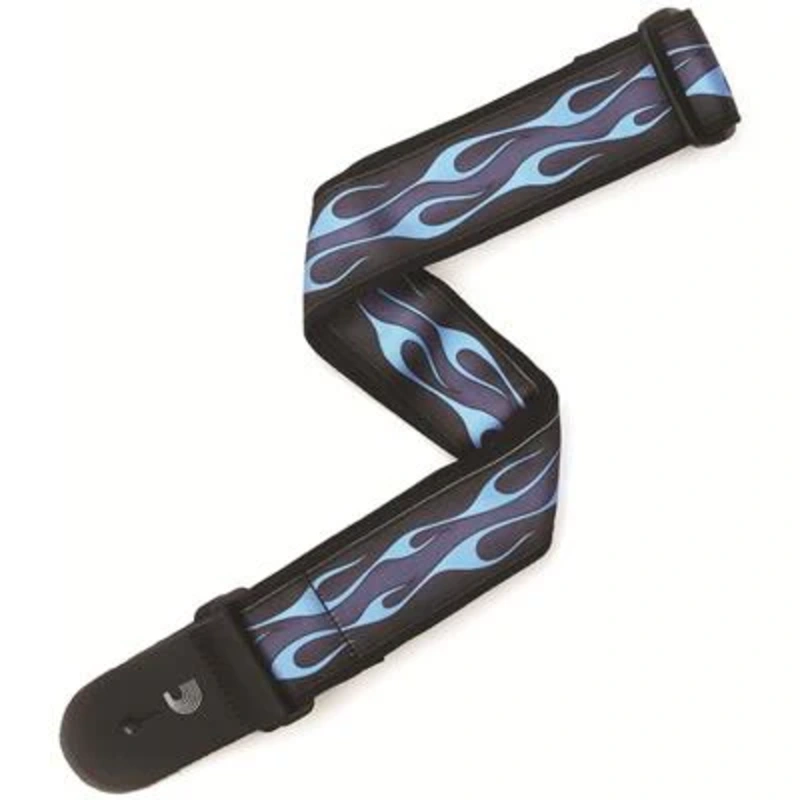D'Addario 50F10 50mm Hot Rod Flame Guitar Strap