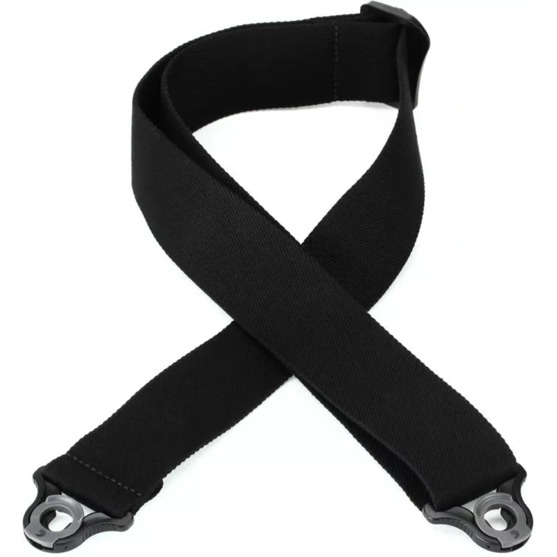 D'Addario Auto Lock Guitar Strap - Skater Black