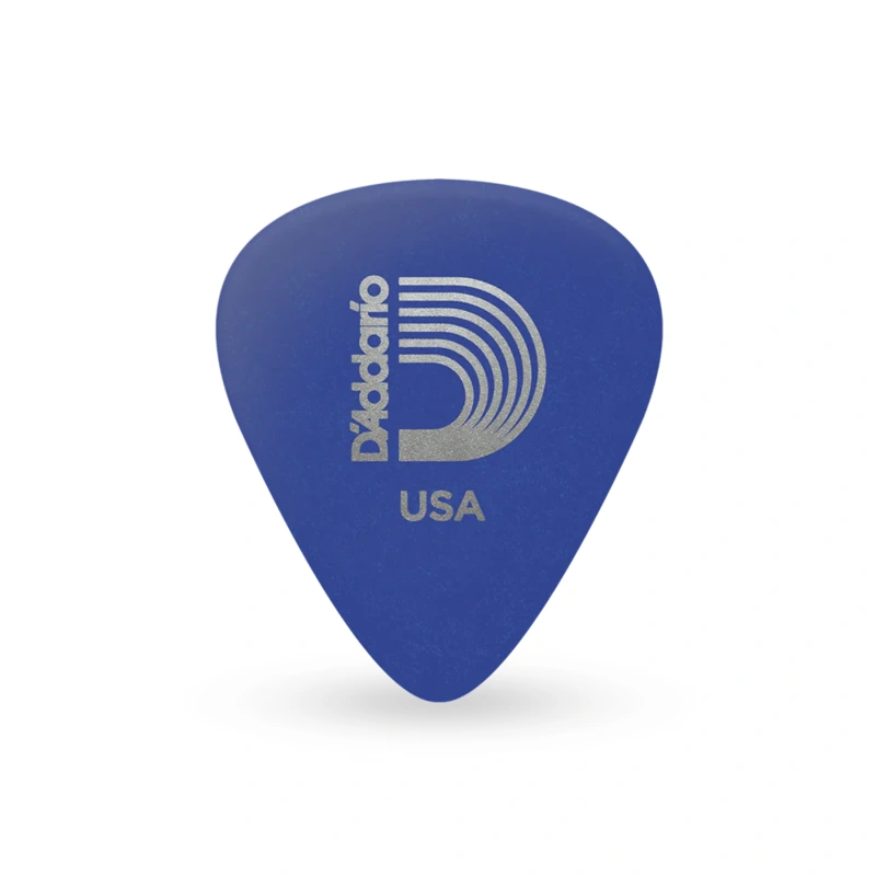 D'Addario Duralin Standard Pick, Blue -  Medium/Heavy Gauge (1.0mm)