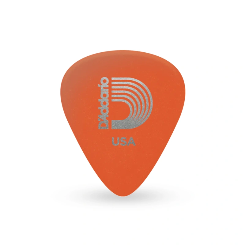 D'Addario Duralin Standard Pick, Orange - Light Gauge (.60mm)