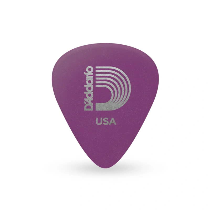 D'Addario Duralin Standard Pick, Purple - Heavy Gauge (1.2mm)