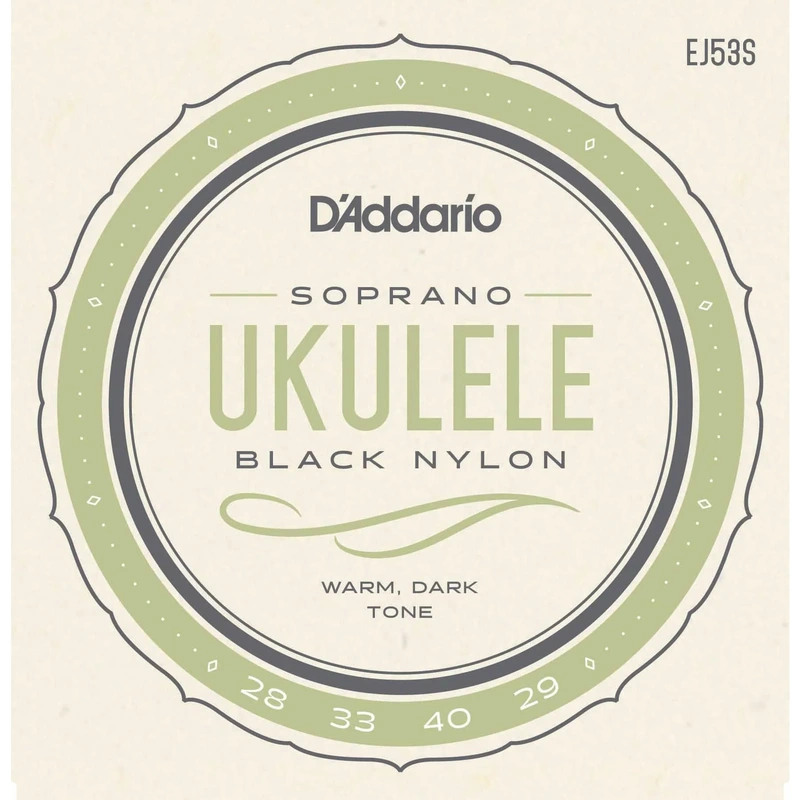 D'Addario EJ53S Pro-Arte Rectified Black Nylon Soprano Ukulele Strings
