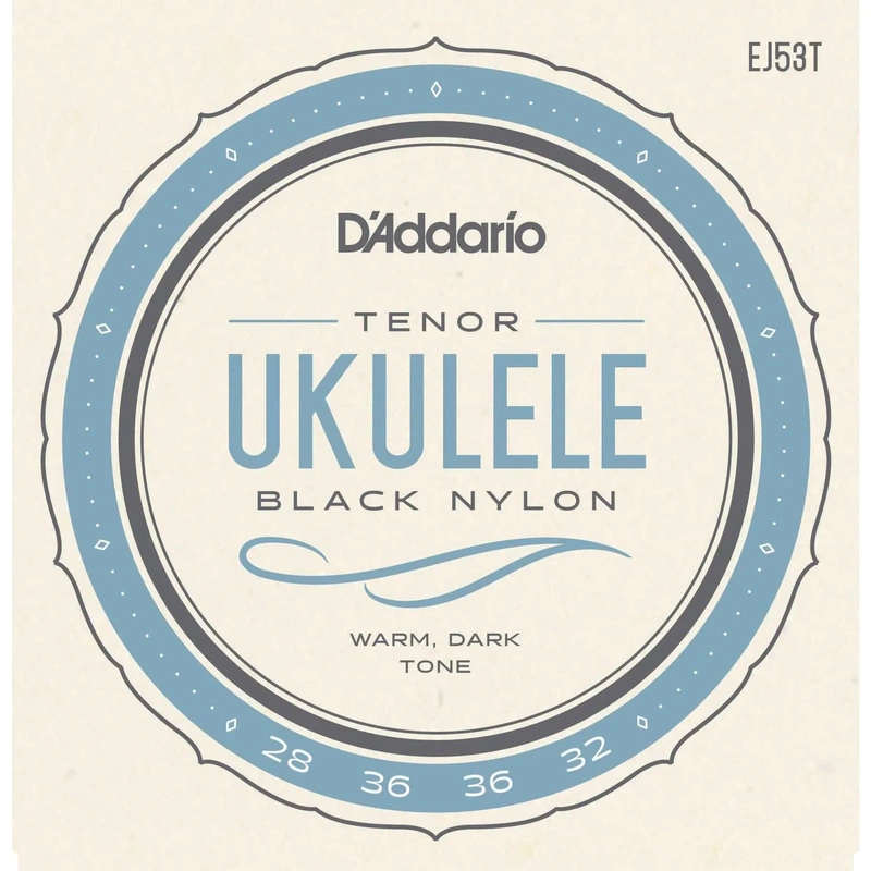 D'Addario EJ53T Pro-Arte Rectified Black Nylon Tenor Ukulele Strings
