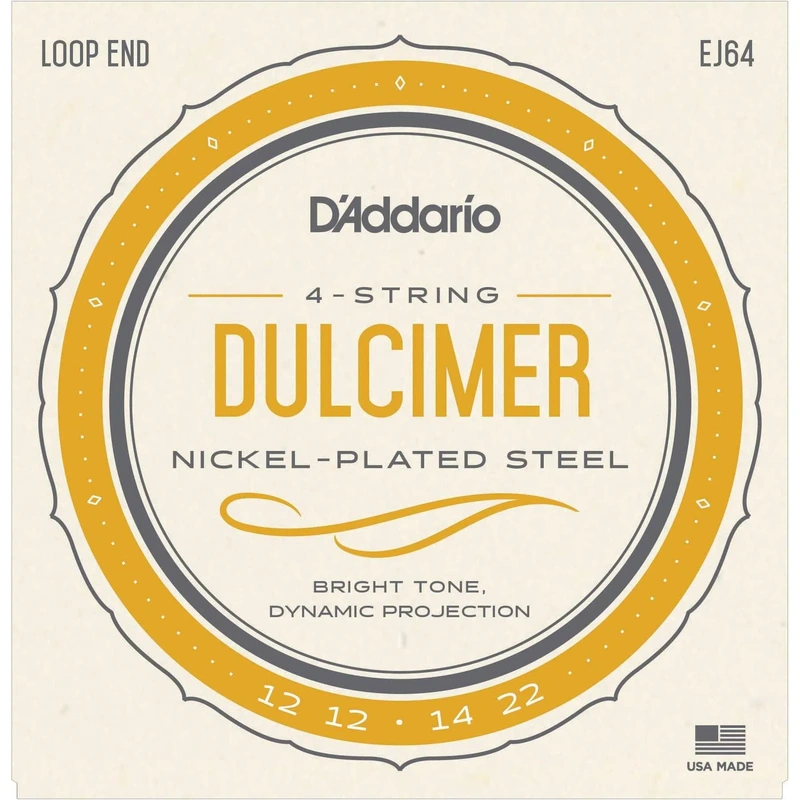 D'Addario EJ64 Nickel Wound Lap Dulcimer Strings