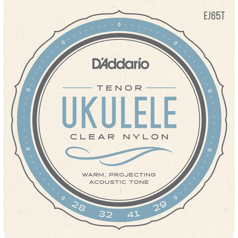 D'Addario EJ65T Pro-Arte Custom Extruded Clear Nylon Tenor Ukulele Strings